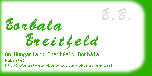 borbala breitfeld business card